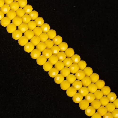 mm 140 Stk. Runde facettierte Glaskristallperlen-Zwischenperlen Bulk Zubehör Perlen für Armband Schmuckherstellung DIY-3B37,3mm