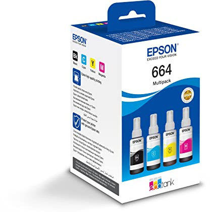Epson Ink Cartridge 4 Pc(S) Compatible Black, Cyan, C13T66464A