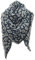 Damen Schal Winter-Dreieckschal Kuschelig Blumen Dreieckstuch Dreieck Mit Knopf Winterschal Vintage Elegant Frauen Deckel XXL Warm Knopfschal Baumwollschal Damenschal Cape
