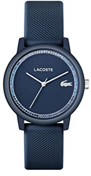 Lacoste Analog Quarzuhr für Damen Kollektion Lacoste.12.12 GO mit Blaues Silikonarmband - 2001290