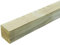 Decor Space Palo Quadrato per Staccionata in Legno di Pino Naturale per recinzioni Giardino e terrazzo (Palo h 135 cm)