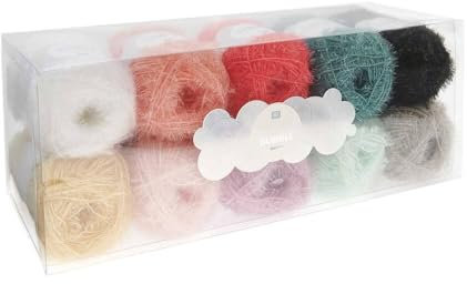 Rico Design Creative Bubble Set, 10 Farben á je 50g (Pastel)