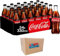 Coke Zero Glass Bottles 24x330ml Coca Cola Zero Glass Bottles 330ml Sparkling Low Calorie Soft Drink 24 Glass Bottles Boxed Treatz