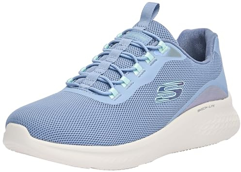 Skechers Women's Skech-Lite Pro Glimmer Me Sneaker, Slate Mesh/Trim, 4.5 UK