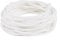 LEREATI Faux Leather Cord for Jewellery Making, 3mm Suede Cord Flat Leather String, 5m Beading Thread for Necklace, Bracelet, Pendants, Dream Catcher, DIY Crafts (White)