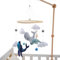 Mamimami Home Baby Mobile Windspiel Filz Handmade 3D Wal Wolke Bett Glocke Neugeborenen Krippe Bettglocke Glocke Dekoration Junge Mädchen