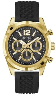GUESS Herren Uhr Armbanduhr Resistance Silikon