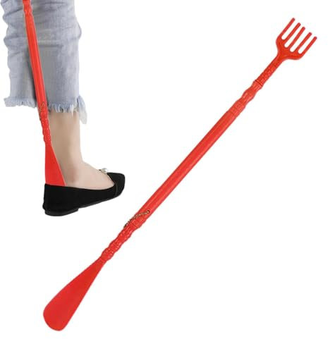 JSHDUSA Gratte-dos à main, gratte-dos pour bottes | Chausse-pied à long manche pour un port facile – Chausse-pied pour soulager les démangeaisons – Pour homme et femme
