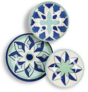 Excelsa Dakar Sea Servizio Piatti 12 Pezzi, Ceramica, Multicolore
