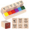 Faccito Stempelset für Lehrer 6 Holz Lehrer Stempel mit Tier Motiven 6 Bunten Stempelkissen Belohnung Stempel Motivation Geschenk für Lehrertag Schulkind Kindergarten Schule Motivation