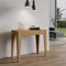IMAGO FACTORY Isetta - Console extensible, table extensible, salle à manger, jusqu'à 198 cm, meuble console entrée moderne, table de cuisine extensible, fabriquée en Italie (chêne nature)