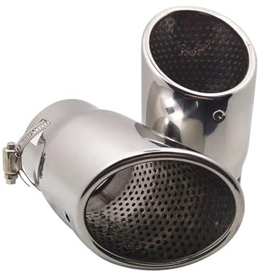 Auto Edelstahl Auspuffrohr Endrohr, Für Mazda CX-5 2015-2024 Auto Auspuff Schalldämpfer Auspuffblende Universal