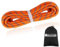 NewDoar Statisches Kletterseil 18KN 10 mm (3/8in) Hochfestes Zubehörseil Doppelt Geflochtenes Sicherheitsseil zum Ziehen und Ziehen von Prusik-Seilen (Orange 10mm,165ft)