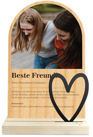 Geschenke für Beste Freundin - Definition wie im Duden Holzbild - Beste Freundin Geschenke, Beste Freundin Geburtstagsgeschenk, Gemälde, Beste Beste Freundin, Geburtstagsgeschenk für Beste Freundin