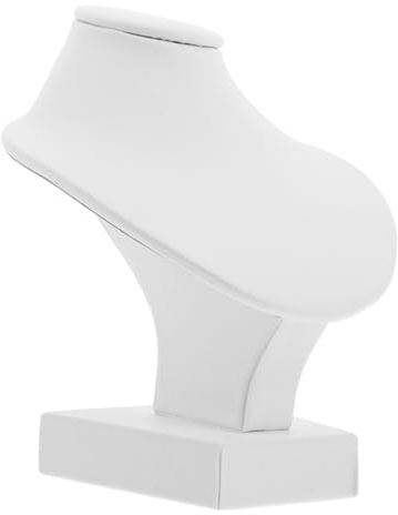 TOPBATHY Espositore Resistente alla Deformazione Elegante per Collane per Esposizione Gioielli in Pu e Pannello di Densità in Negozi e Banchi