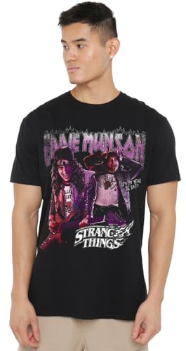 Stranger Things Unisex Strangers Things Eddie Munson Homage 86 Unisex T Shirt T-Shirt (Pack of 1)