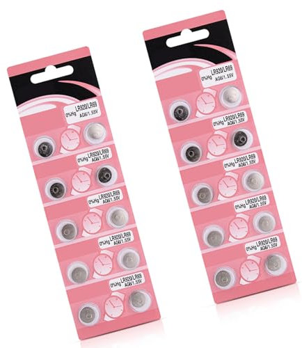 SYJHHWGS AG6 LR920 Alkaline-Knopfzellen, 10 Stück/20 Stück, leistungsstarke, super alkalische Knopfzellen für Lampen, Medizin, Gadgets