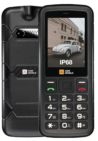 AGM by Bea-fon M9F Floating 4G Rugged Smartphone | Schwimmfähig | IP68/IP69K/MIL-STD-810H | Robustes Outdoor Handy für Wasser, Arbeit und Freizeit