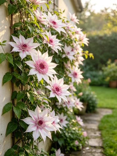 MehrjäHrige-Fachgerecht Gepflanzt-GartenverschöNerung-Kältebeständig-Clematis-500Stk.-C