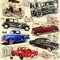20 Servietten Classic Cars - Oldtimer/Auto/Vintage 33x33cm