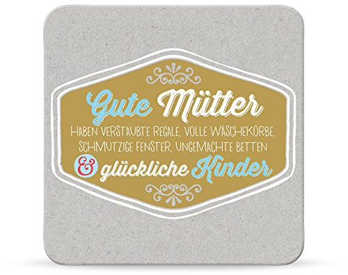 Sheepworld, Happy Life - 44576 - Untersetzer Nr. A2, Gute Mütter, Kork, 9,5cm x 9,5cm
