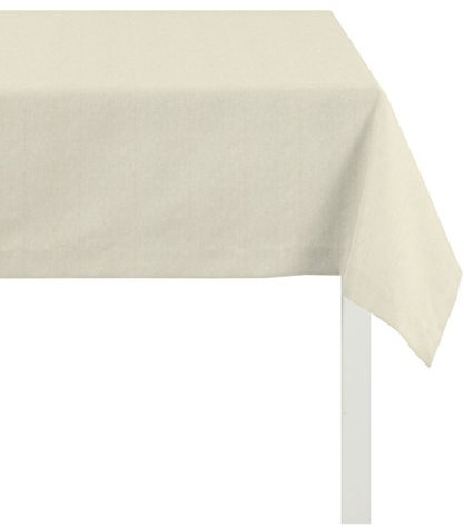 Apelt Tischdecke, Polyester-Baumwolle, Hellgrau, 130 x 170 x 0.5 cm