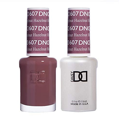 D & N Duo Gel & Nail Polish Set - Hazelnut 607-2x15ml
