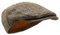 Borges & Scott Nevis Schirmmütze – Schiebermütze aus 100% handgewebter Wolle - Harris Tweed - wasserabweisend - Fischgrätenmuster 58cm
