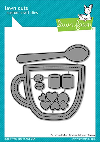 Lawn Fawn LF2445 Stitched Mug Frame Custom Craft Dies