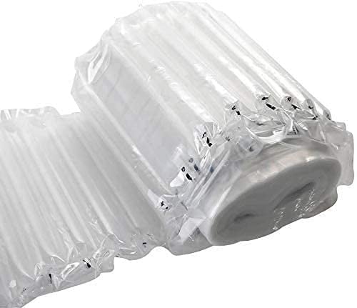 logei® Rolle Verpackung Schutz Aufblasbare Taschen Luftpolster Luftpolsterfolie Luftsäule stoßfeste Folie Noppenfolie Verpackungsmaterial, 35cm x 20m