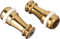 fiXte Solid Brass Curtain Roman Blind Ceiling Light Extractor Fan Cord Pull Handle Switch Pack of 2