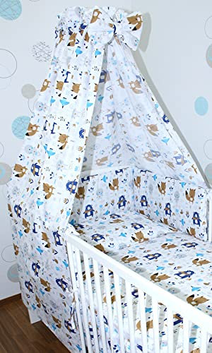 Primawela Babybett Himmel Vollstoff - Boho - für Baby Bett Vollstoffhimmel Baumwolle