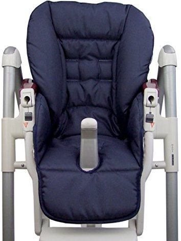 BAMBINIWELT Ersatzbezug Sitzkissen Bezug kompatibel mit Peg Perego Prima Pappa-Diner (marine)
