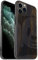 Carveit Coque pour iPhone 11 Pro [Élégant Bois Sombre] [Pare-Chocs en TPU Souple] Coque de téléphone Antichoc Compatible avec 11Pro Coques en Bois (Panda)