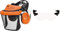 3M PELTOR G5V5CH51 G500 Gesichtsschutz und Gehörschutzkombination, Orange,36 & -V9C Clear Helm integrierte Brille