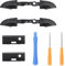 Yuhtech Controller Ersatzteile, Ersatz Bumper LB RB Bumper Buttons mit T6 T8 Schraubendreher Reparatur Teile Kit für Xbox Series X und Xbox Series S Controller