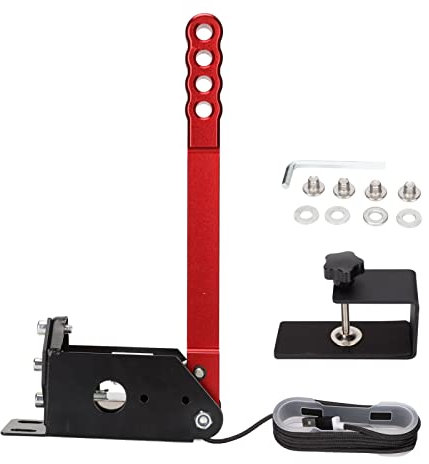 USB-Handbremse, 64-Bit-Aluminiumlegierung, Simulations-Rennspiel-Handbremse mit Clip, professionelle Spielperipheriegeräte, PC-Spiel für G25 G27 G29 T500