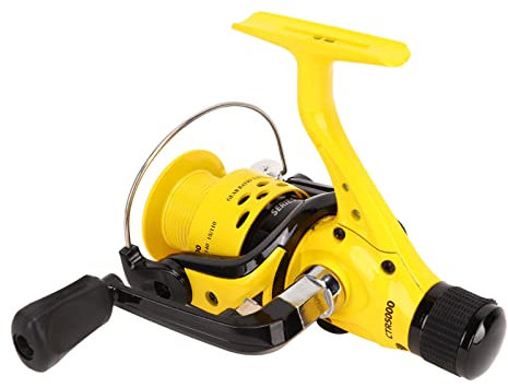 Alomejor Angelrolle, Fein Bearbeitete Angelrolle, Bequemer Griff für Süßwasser (CTR5000)