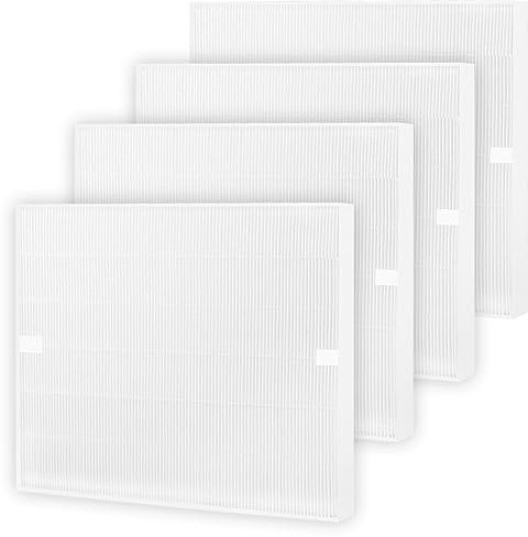 AP-1512HH True HEPA Filter Replacement Compatible with Coway AP-1512HH AP1512HH Mighty Air Purifier, AP-1512HH-FP, Item NO #3304899, 4 Pack HEPA Filter Only