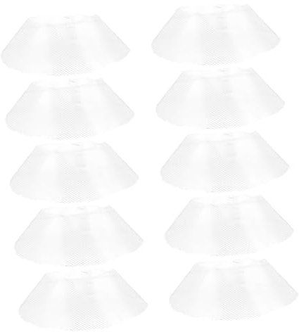 OSALADI 10pcs Range Hood Oven Extractor Fan Filter Cooker Hood Filters Oven Hood Vent Filter Grease Filter Net for Cooker Hood Oil Proof Stain Filter Stove Parts Anti-greasy Aluminum Mesh
