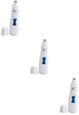 Angoily Lot De 3 Coupe-Griffes Électriques pour Animaux De Compagnie pour Chiens Et Chats Tondeuse pour Pattes Électrique Silencieuse Design Ergonomique Facile À Utiliser