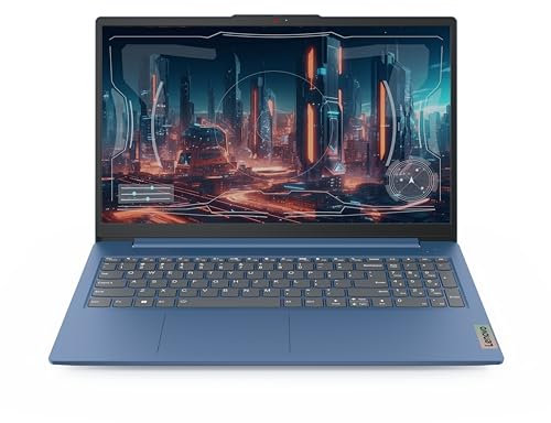 Lenovo IdeaPad Slim 3 | Portátil Full HD de 15 Pulgadas | Intel Core i5-12450H | 8 GB de RAM | SSD de 512 GB | Inicio de Windows 11 | Abismo Azul