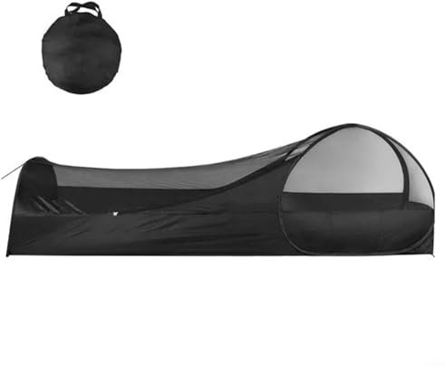 Zoegneer Tienda de campaña mosquitera compacta y ligera para camping, mosquitera para cama, se adapta a sacos de dormir, tienda de campaña