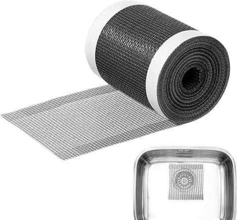 Autocollant de siphon de sol - Piège à cheveux pour canalisation, filtre de douche | 96,85 pouces rectangulaire auto-adhésif bouchon de vidange de baignoire, autocollant attrape-cheveux, filtre à