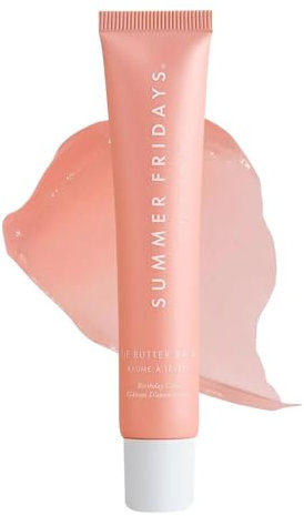 Summer Lippenbalsam, Summer Fridayss Lip Butter Balm, Sommer Freitage Lippenbutter Balsam, Pflegende Lippenmaske und Lippenbalsam für Sofortige Feuchtigkeit, Getönte, Beruhigende Lippenpflege
