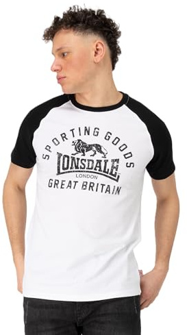Lonsdale London TRENANCE Männer T-Shirt weiß Basics, Casual Wear, Streetwear