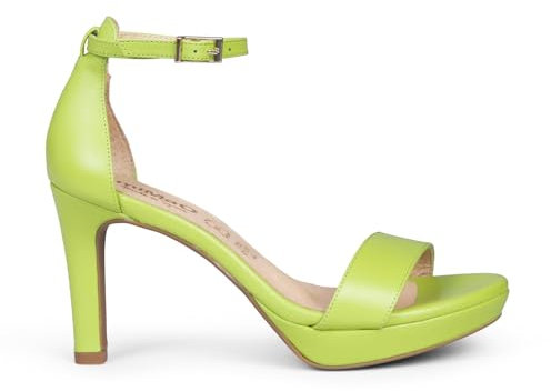 miMaO Sandalias de tacón alto y plataforma de Fiesta VERDE PISTACHO EU 37