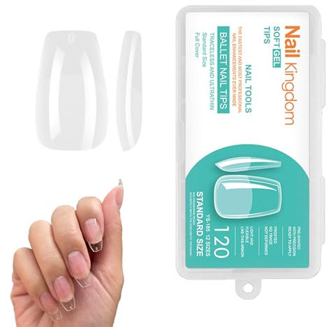 120 Stück Tips Für Gelnägel,Gel Tips,Nageltips Für Gelnägel,Press On Nails Kurz,Nageltips,Nagel Tips Set,Gelnägel Tips,Fingernägel Tips,für Gelnägel,12 Größen