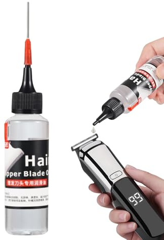 Scherkopf Öl Für Haarschneidemaschinen, 60ml Rasierer Öl Scherkopf, Rostschutz Haarschneideöl Schmiermittel, Geruchloses Reibungsminderndes Trimmeröl, Rasierer Feinmechanik Öl Für Barttrimmer