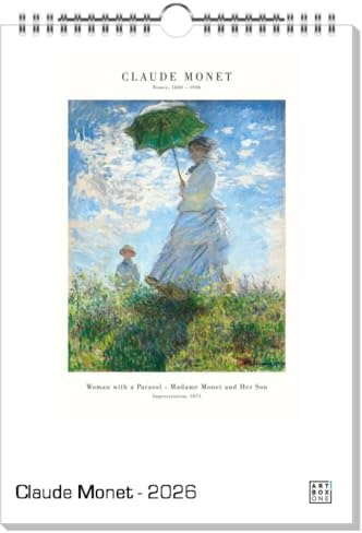 artboxONE Kalender 2026 Claude Monet Wandkalender A4 2026 Natur